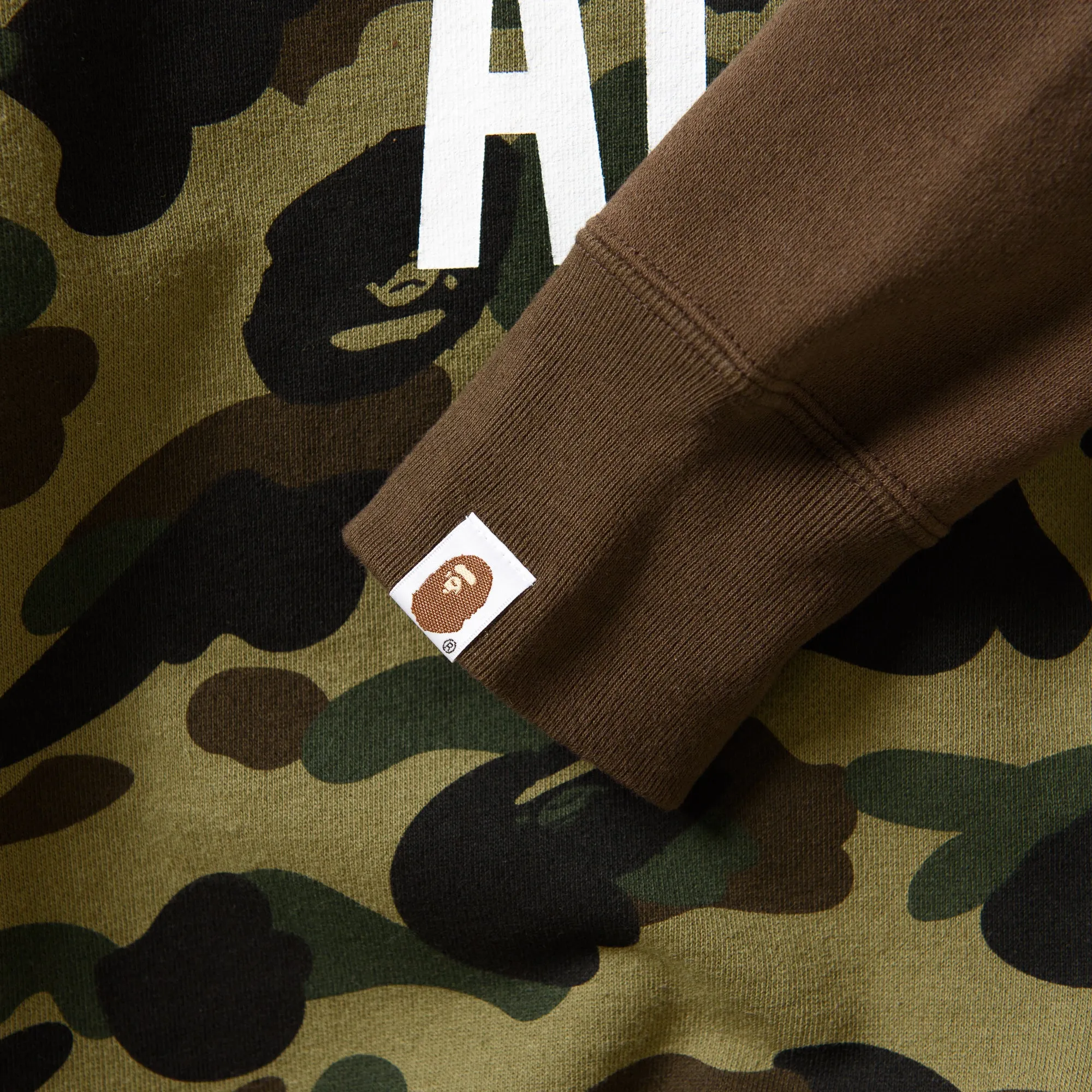 A Bathing Ape 1st Camo Relaxed Fit Crewneck - Green