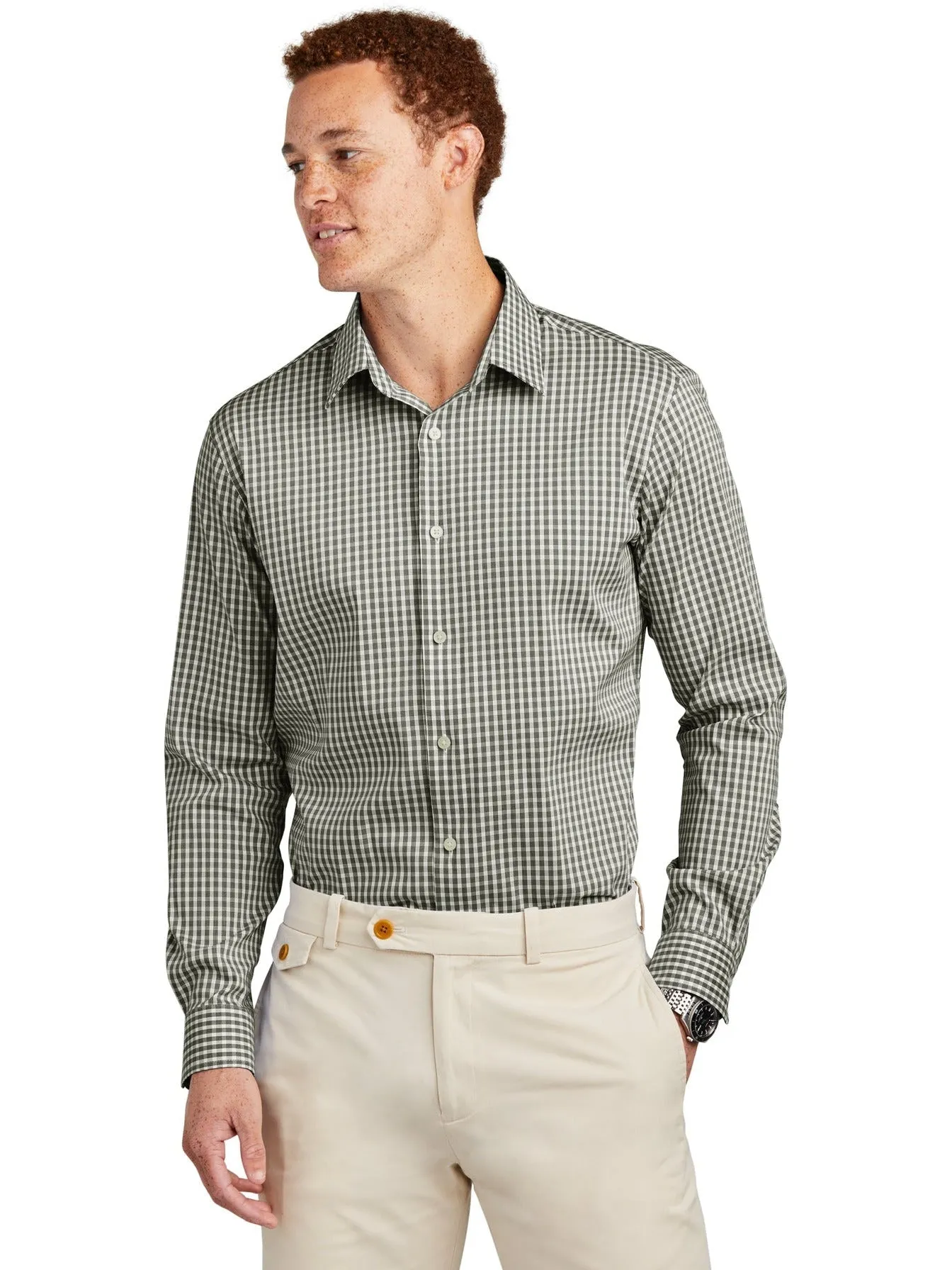 Brooks Brothers Tech Stretch Patterned Shirt