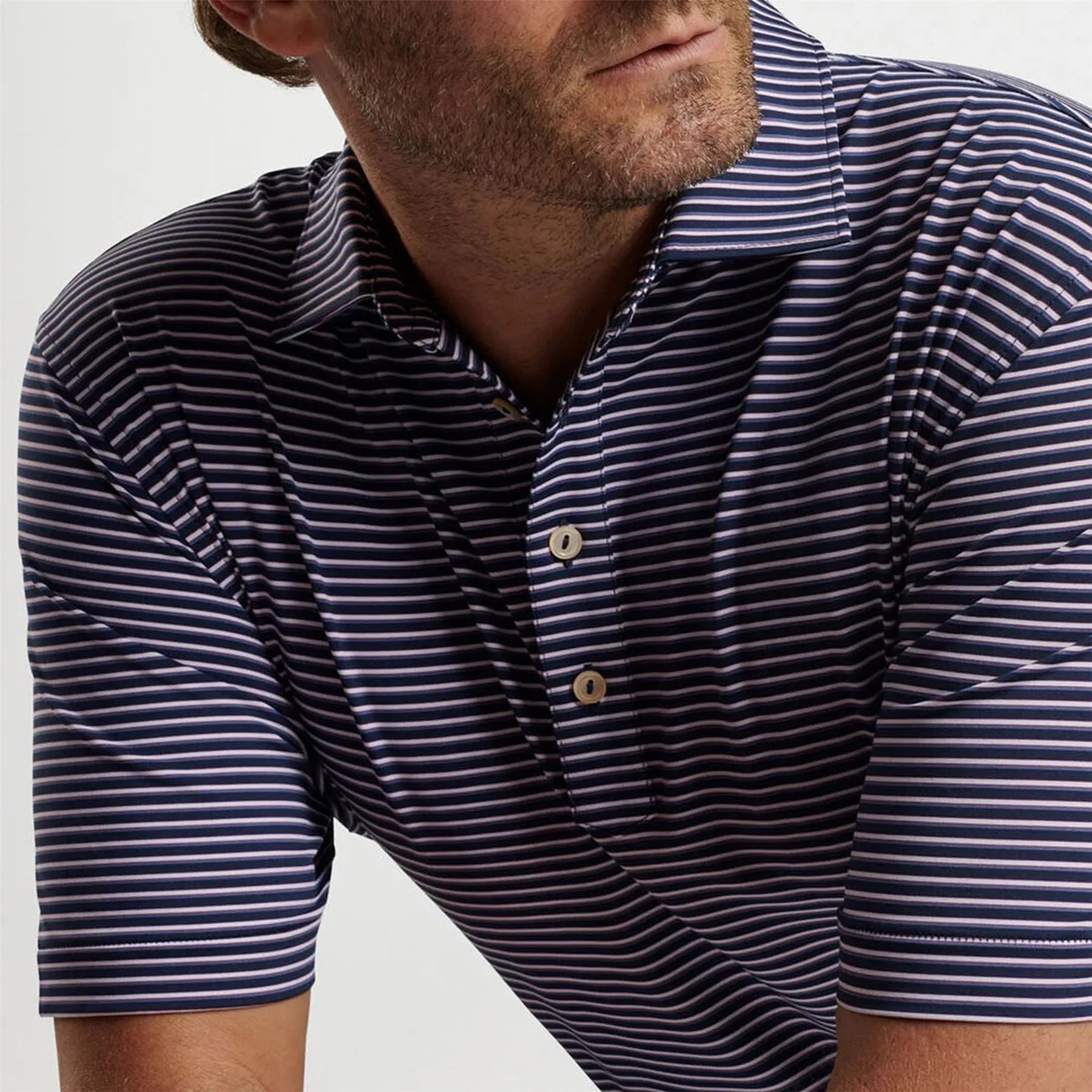 Chatham Performance Jersey Polo Navy - AW24