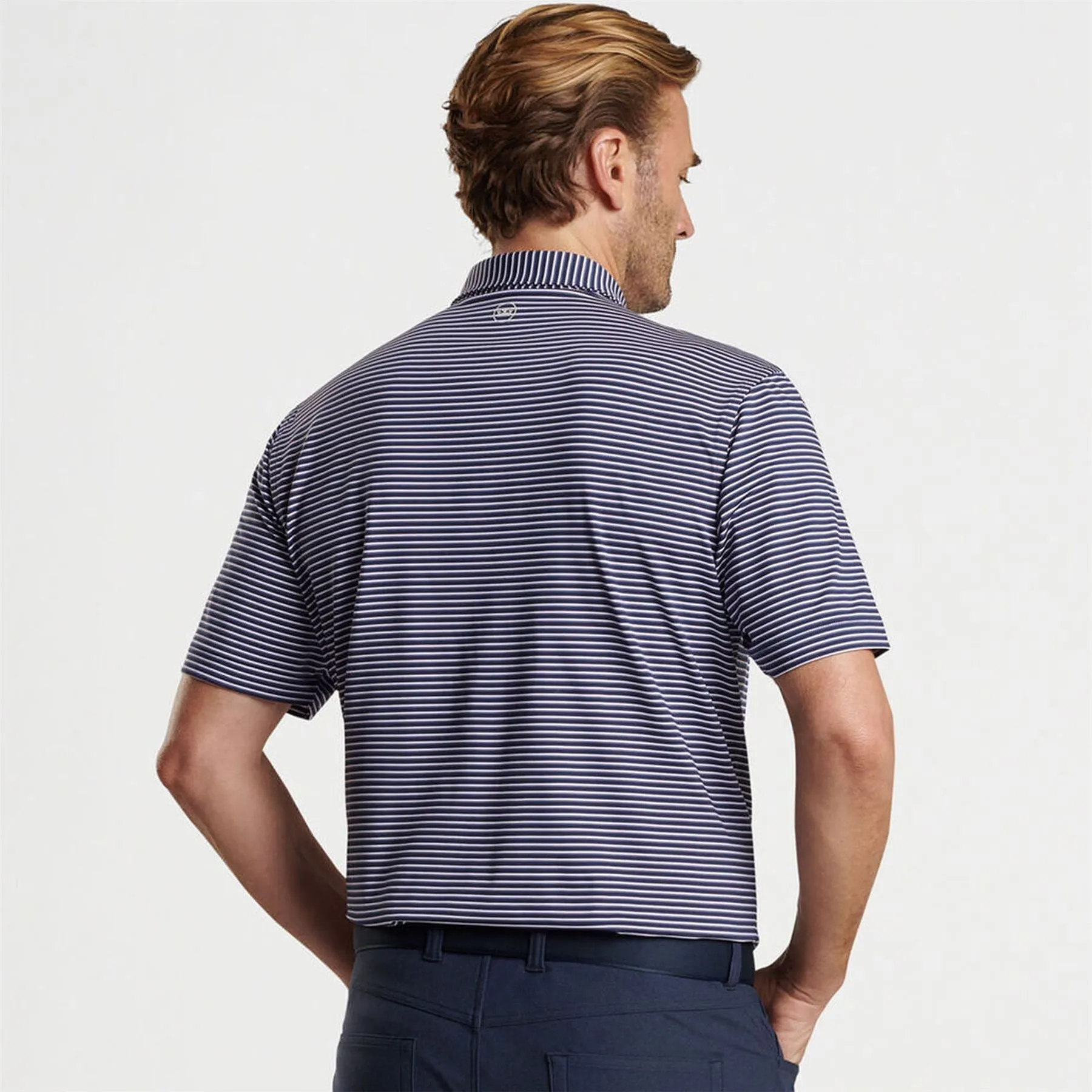 Chatham Performance Jersey Polo Navy - AW24