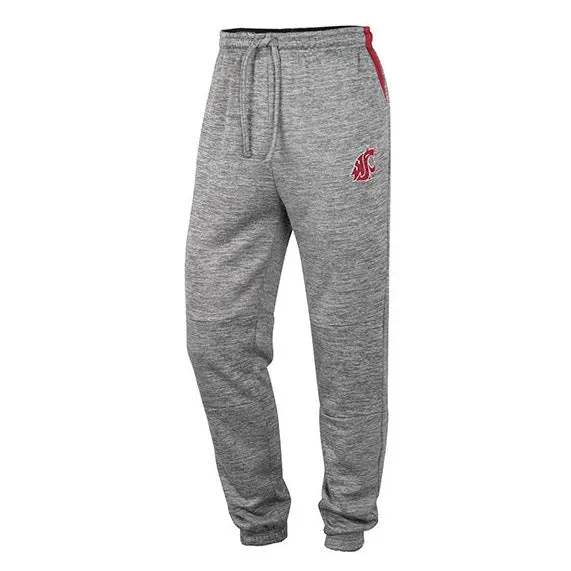 Colosseum Mens Heather Gray WSU Jogger Pants