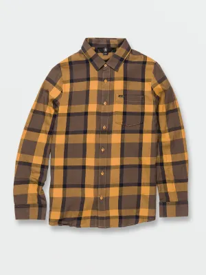 Curwin Long Sleeve Flannel - Vintage Gold