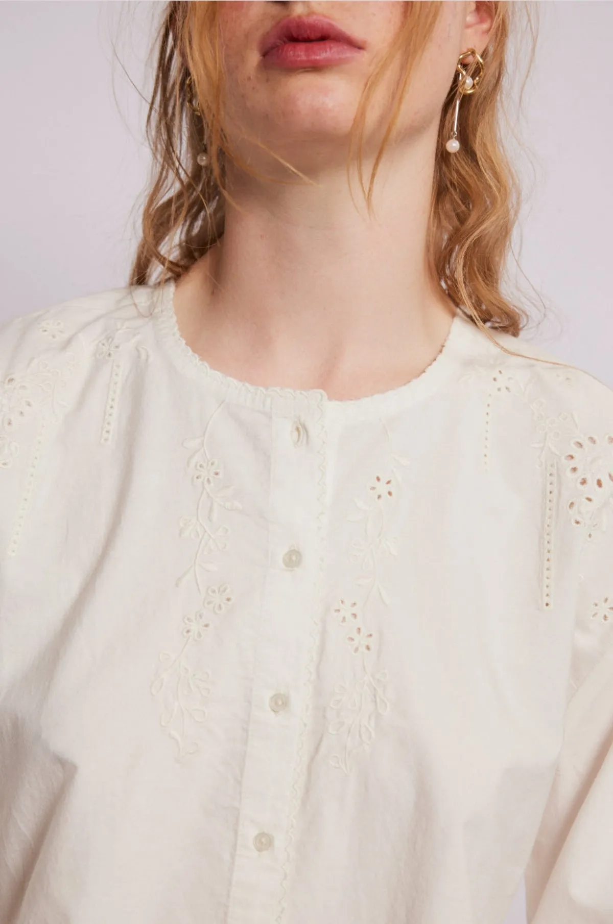 Gretchen Blouse White