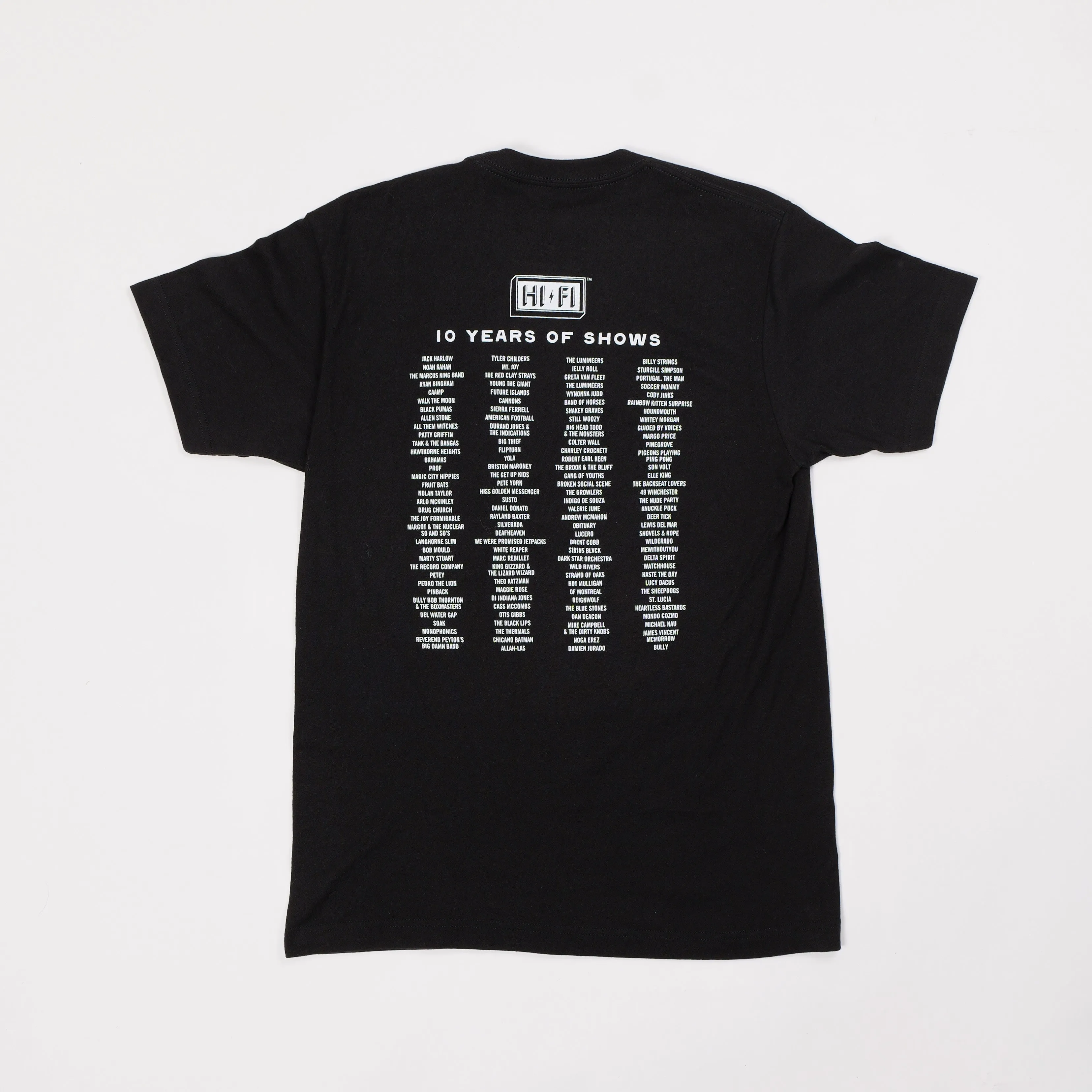 HI-FI 10 Year Anniversary Black Logo T-Shirt