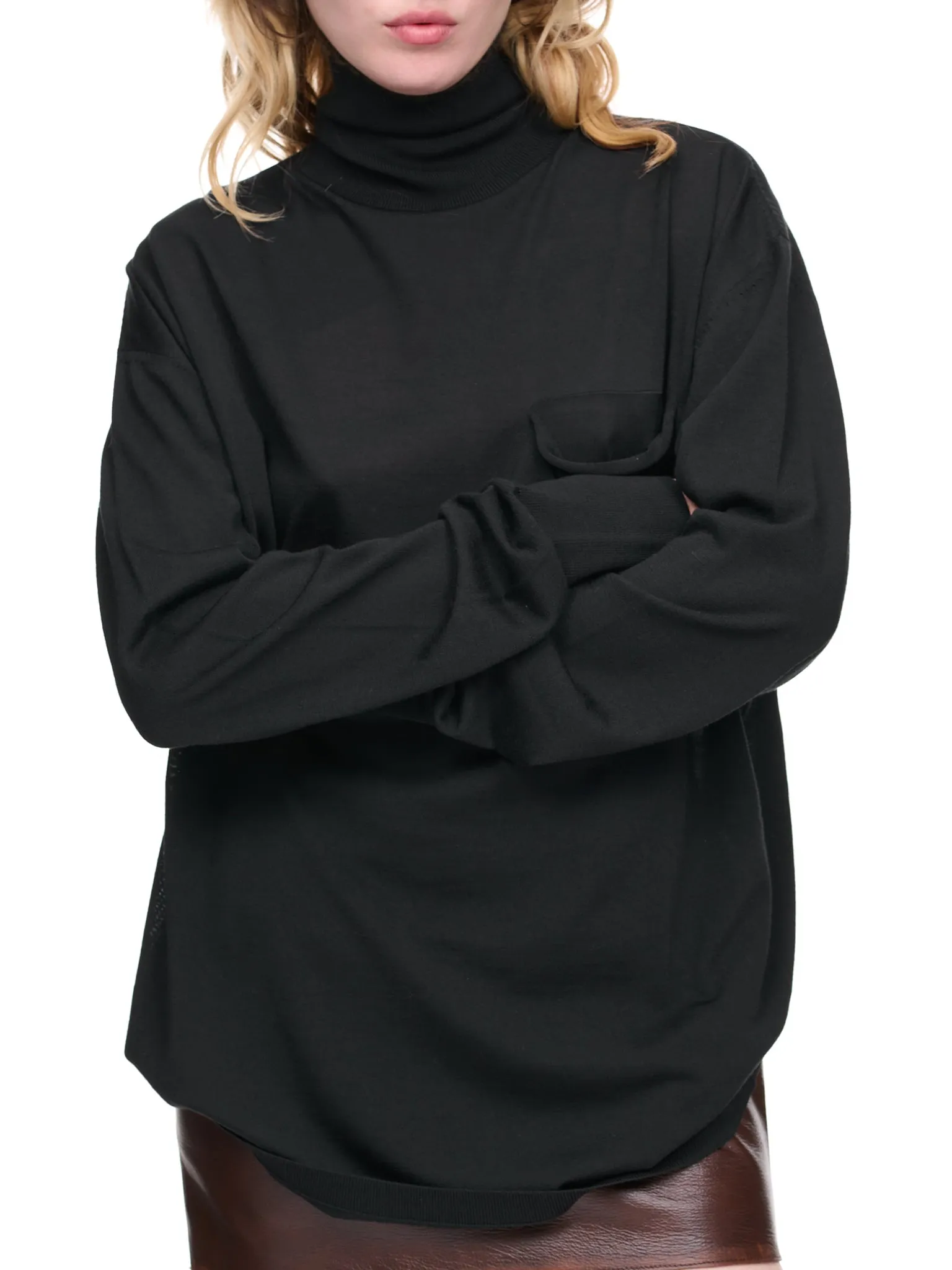 Lettuce Pullover (Q724KF-BLACK)