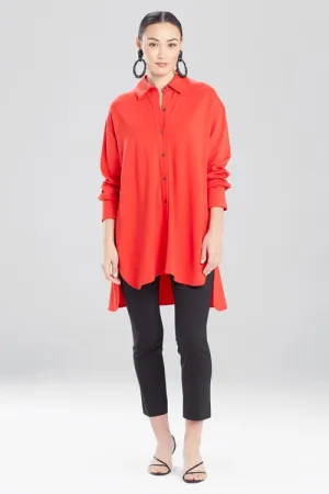 Light Weight Ponte Oversized Shirt