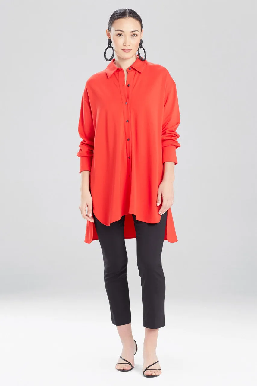 Light Weight Ponte Oversized Shirt