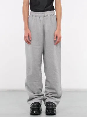 Logo Embroidered Sweatpants (VL22SP100G-GREY-MELANGE)