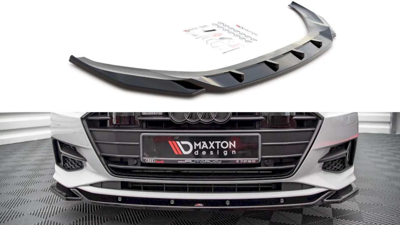 Maxton Design - FRONT SPLITTER V1 AUDI A7 C8 (2018-)