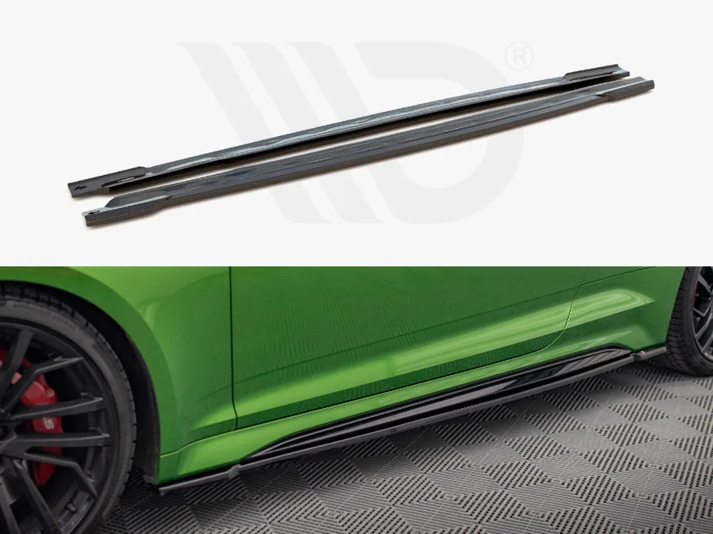 Maxton Design - SIDE SKIRTS DIFFUSERS AUDI RS5 COUPE F5 FACELIFT