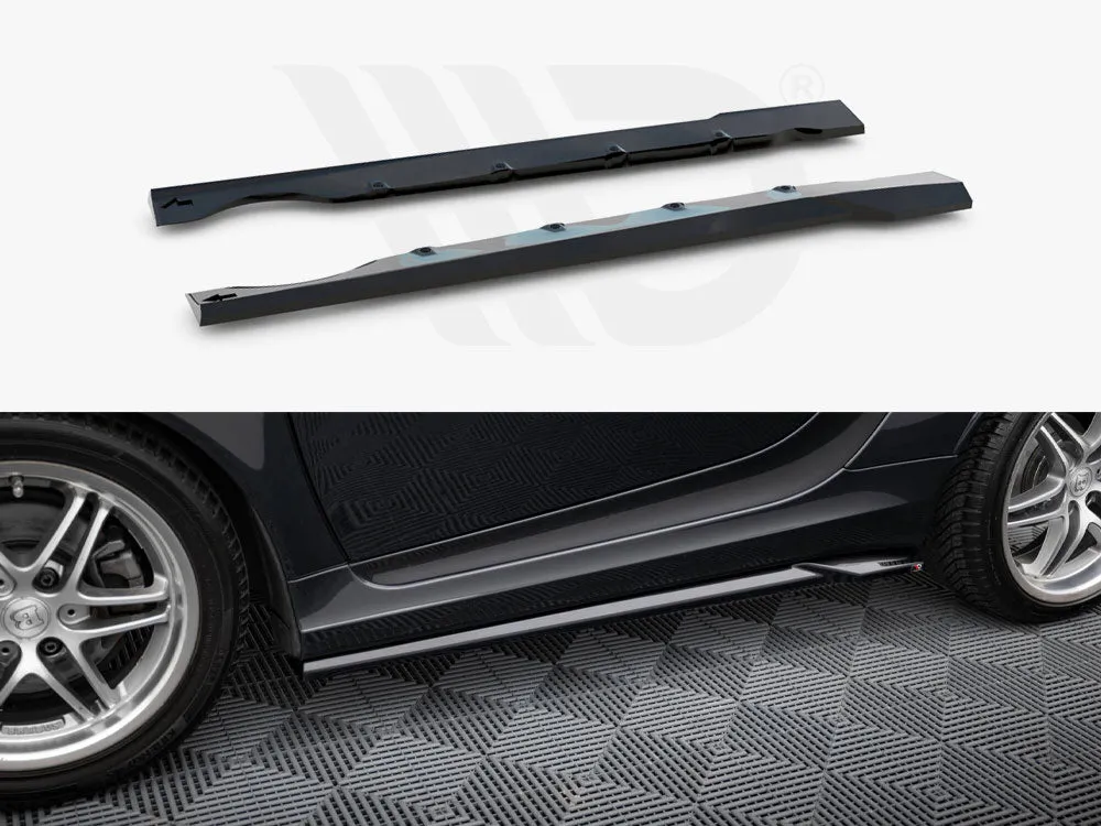 Maxton Design - Side Skirts Diffusers Brabus Smart Fortwo C451 Facelift