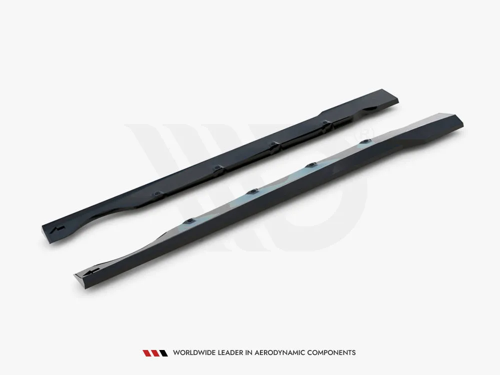 Maxton Design - Side Skirts Diffusers Brabus Smart Fortwo C451 Facelift