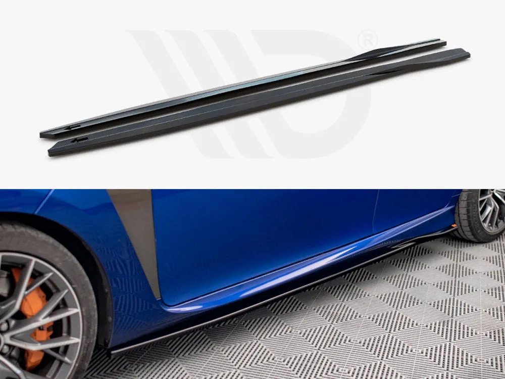 Maxton Design - SIDE SKIRTS DIFFUSERS LEXUS GS F MK4 FACELIFT