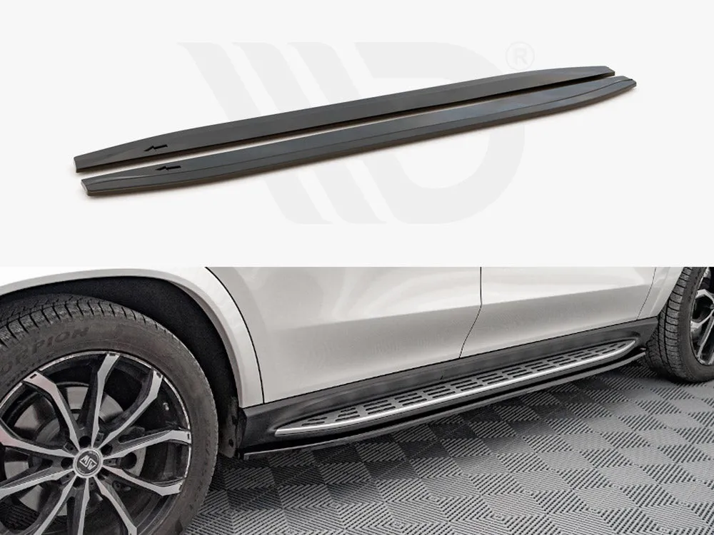 Maxton Design - SIDE SKIRTS DIFFUSERS MERCEDES GLS AMG-LINE X167 (2019-)