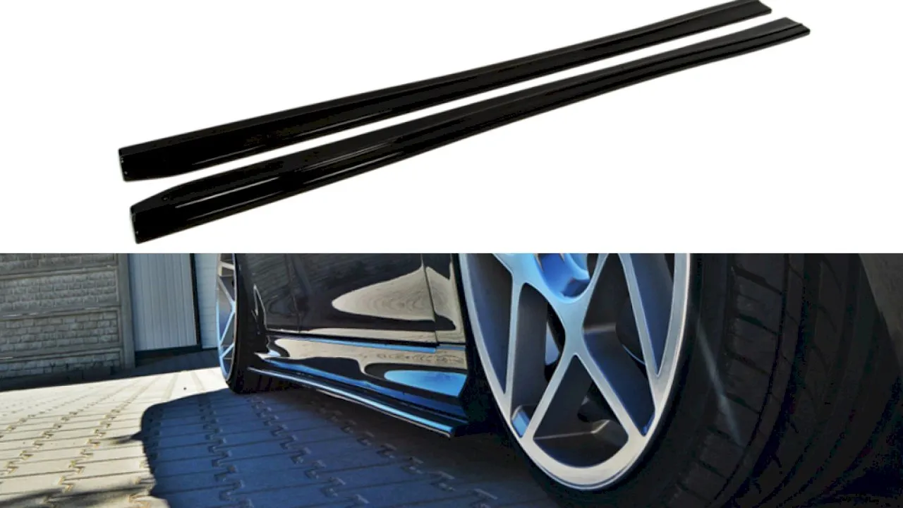 Maxton Design - SIDE SKIRTS DIFFUSERS SAAB 9-3 TURBO X (2007-11)