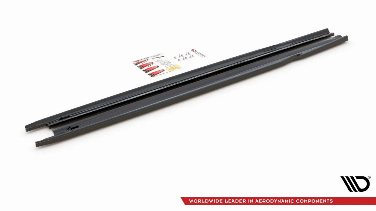 Maxton Design - SIDE SKIRTS DIFFUSERS V1 SKODA OCTAVIA RS MK4 (2020-)