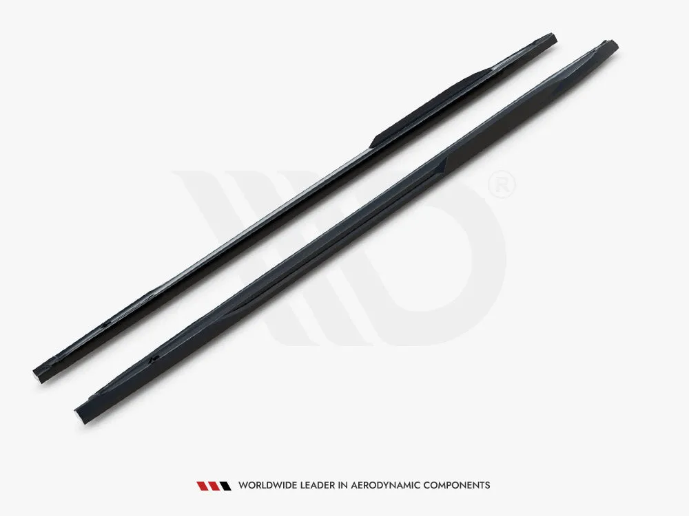 Maxton Design - Side Skirts Diffusers V.2 Audi A3 S-Line Sedan / S3 Sedan 8Y Facelift