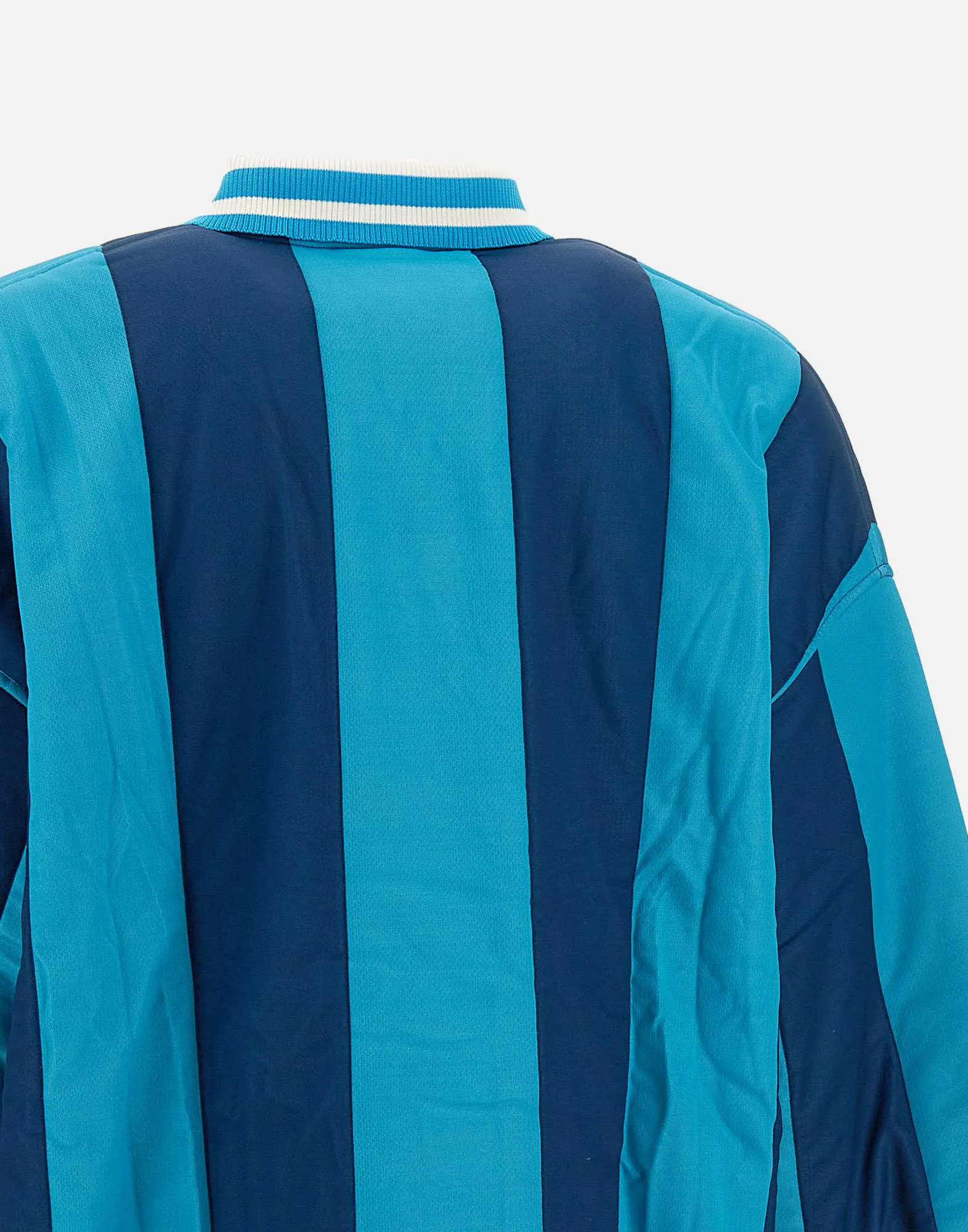 Men's Padded Stripe Sweatshirt in Turquoise