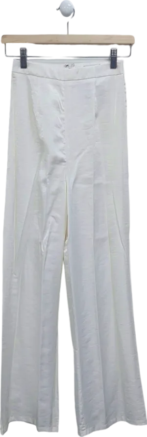 Nasty Gal White Trousers UK 4