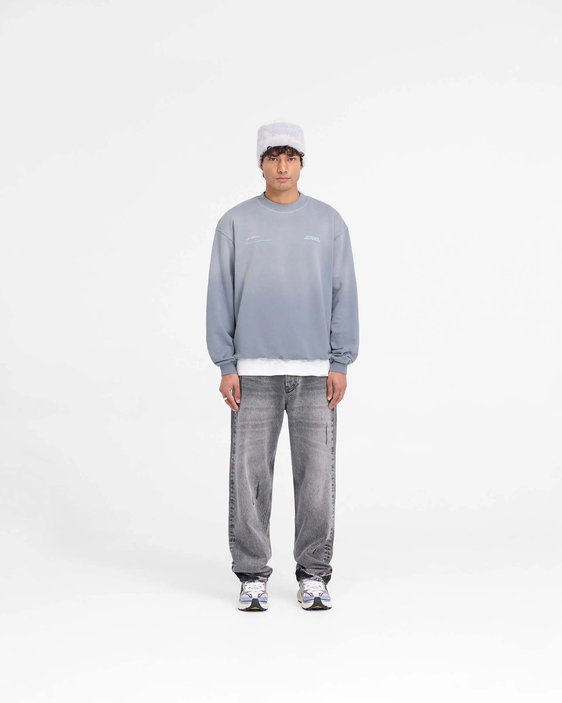 Patron Of The Club Sweater - Washed Grey