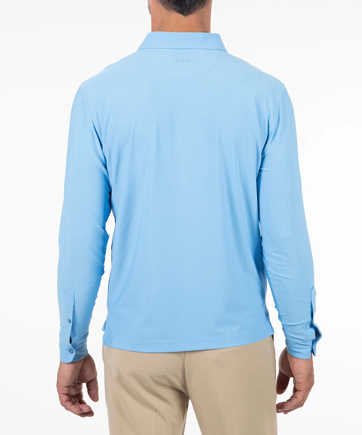 Performance Jersey Balata Button-Down Long-Sleeve Sport Shirt