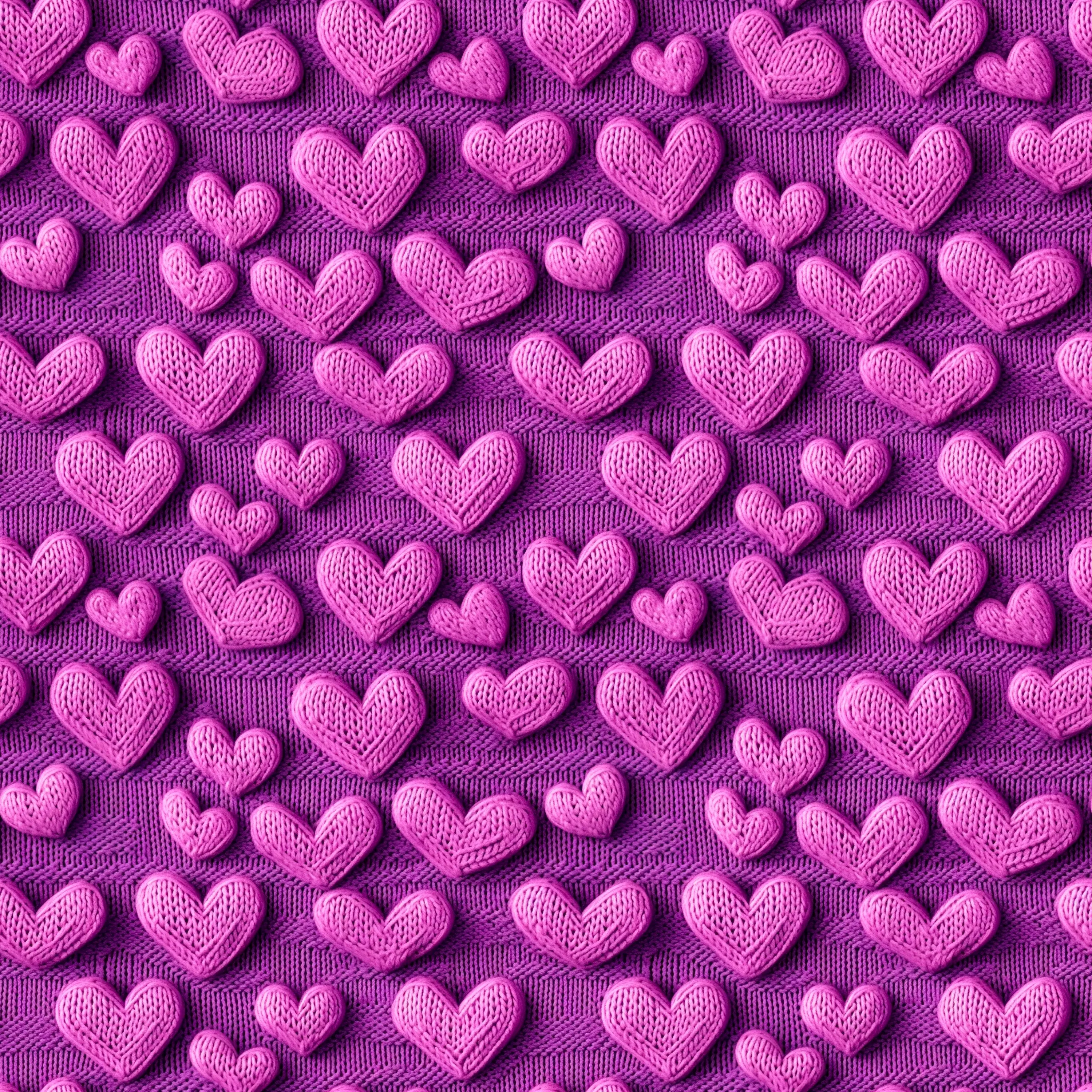 Purple Knit Hearts skorts