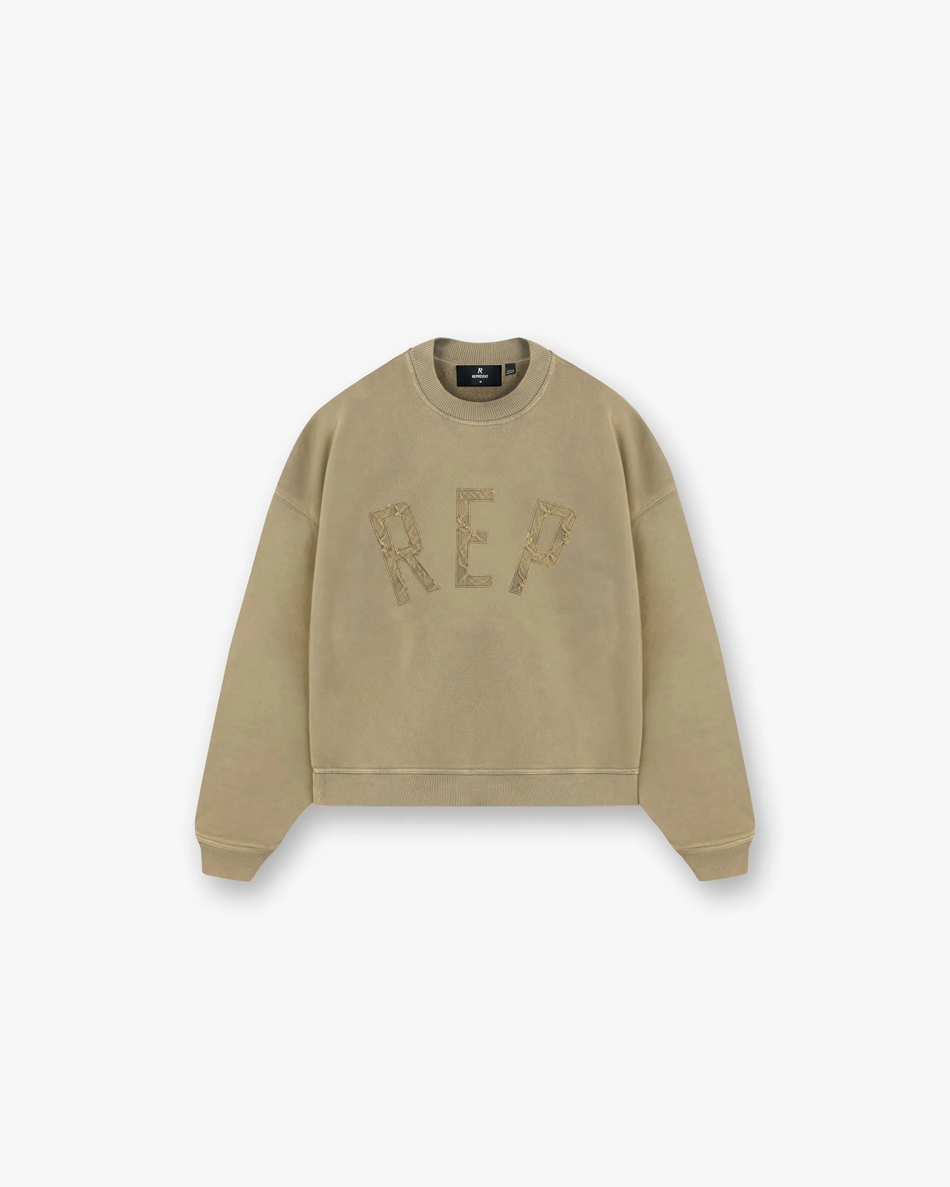 Rep Applique Sweater - Fawn