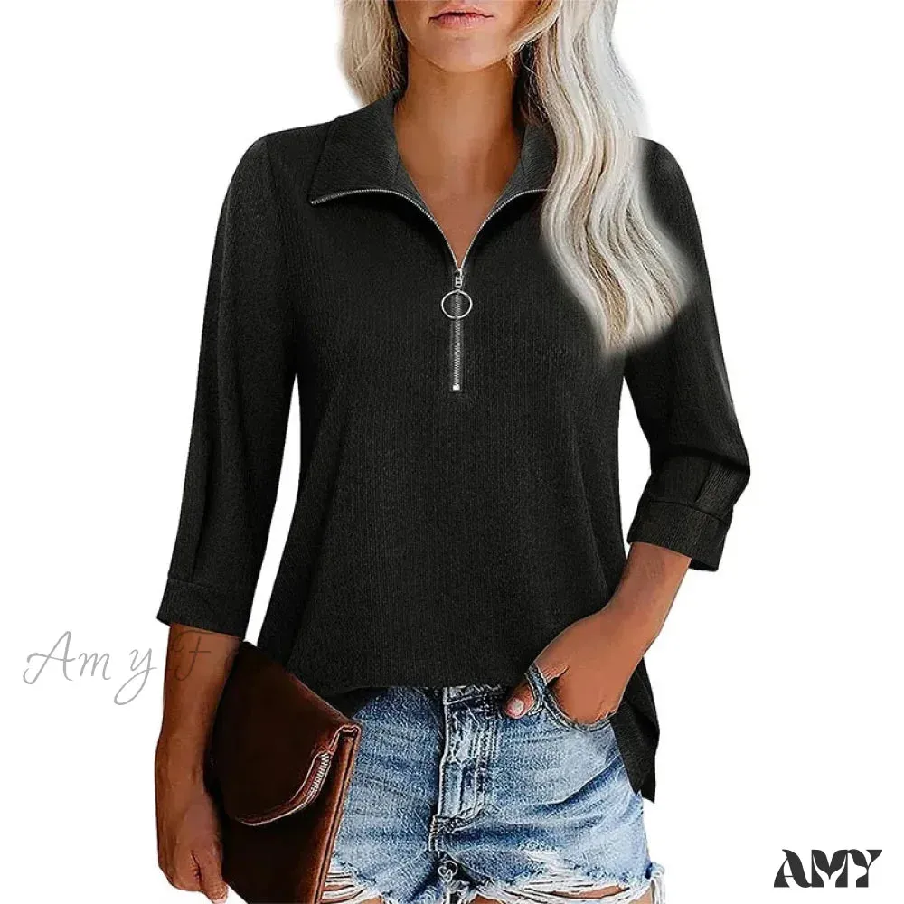 Solid Slim Oversized Elegant Youth Female Tops Blouses