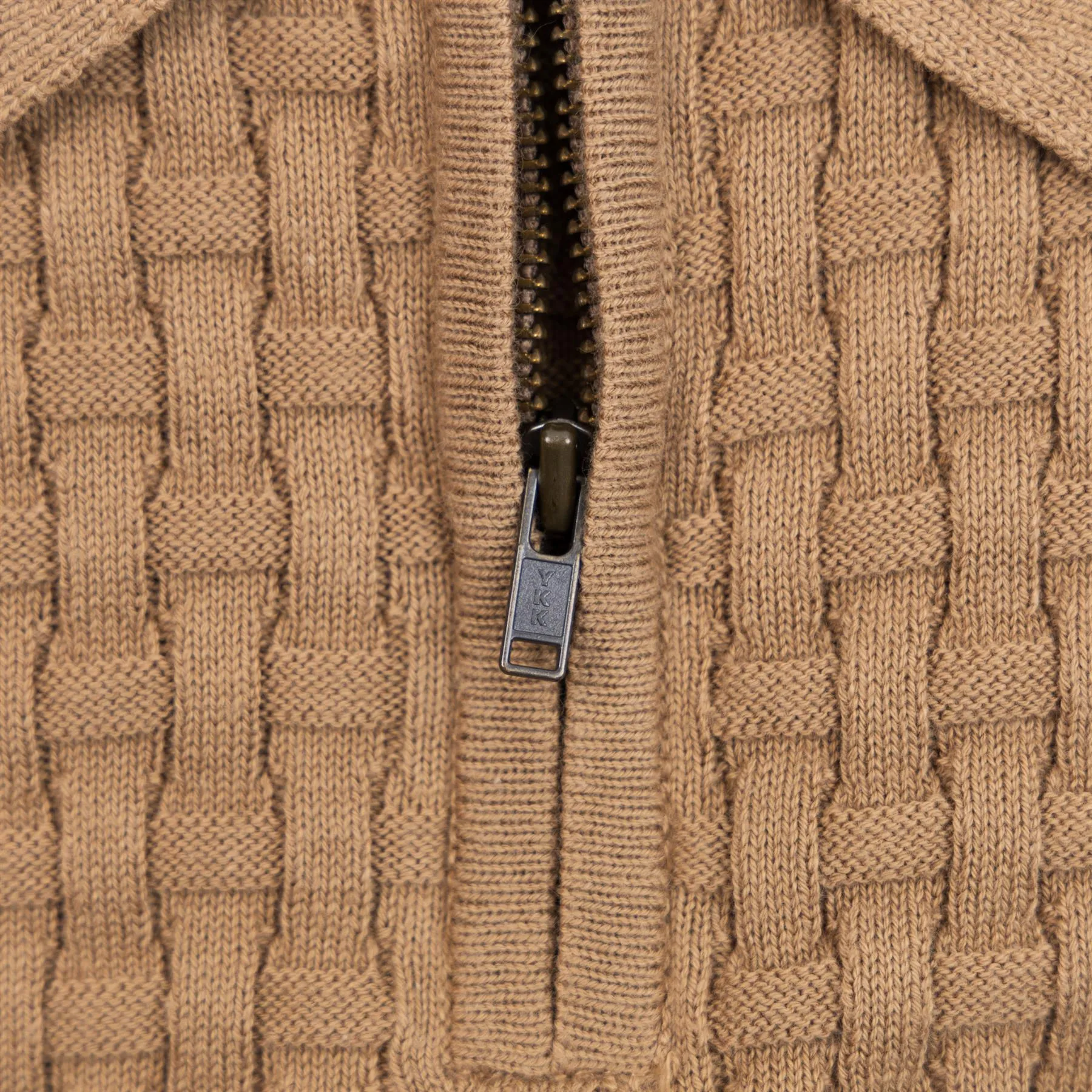 Theo Sweater Polo Tan - AW24