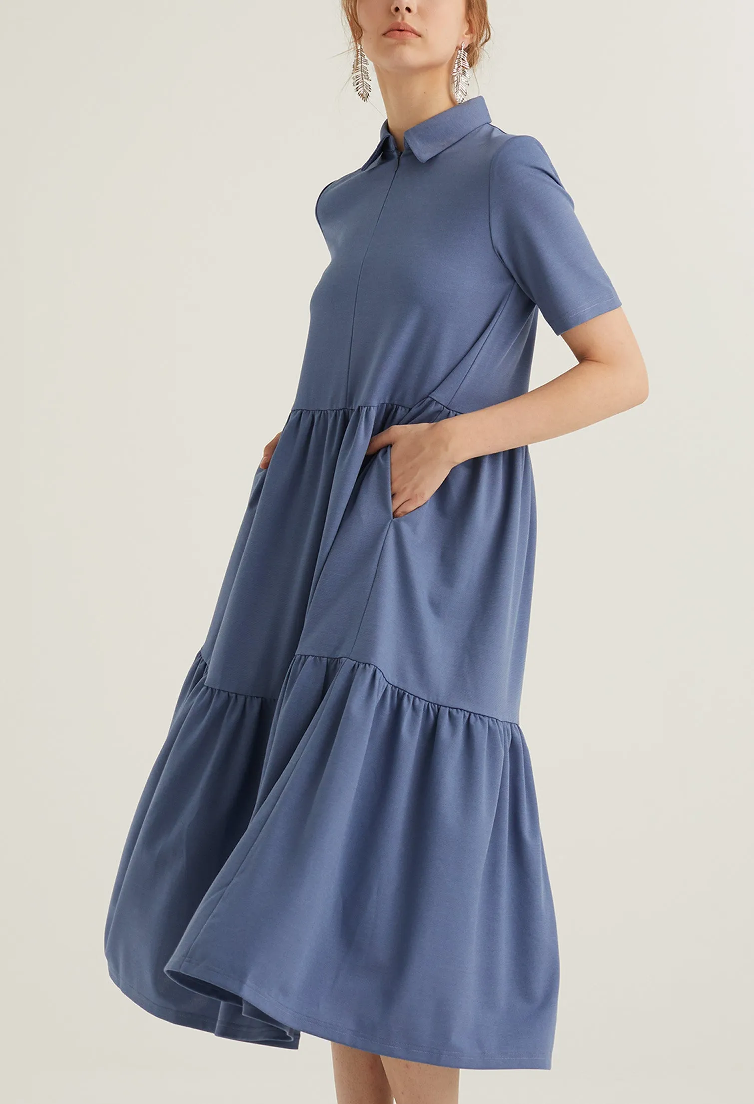 Two Tiered Midi Dress