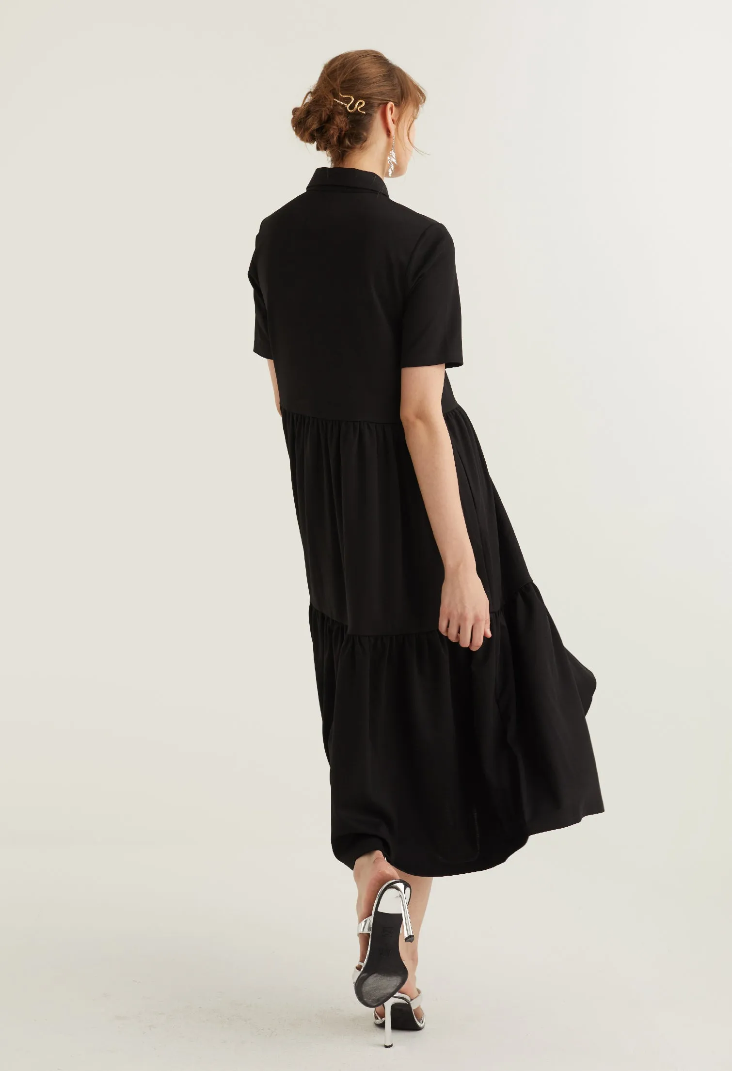 Two Tiered Midi Dress