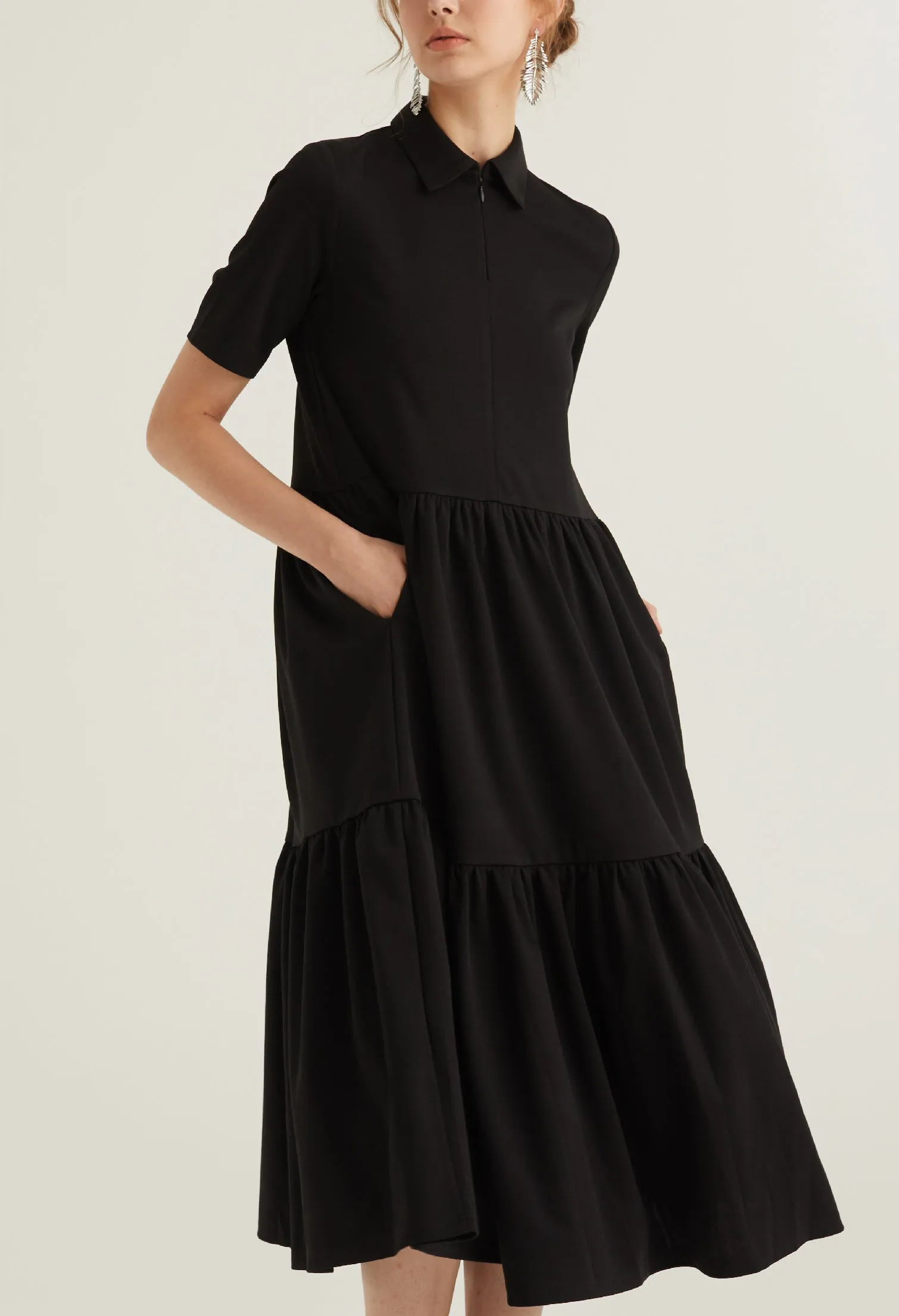 Two Tiered Midi Dress