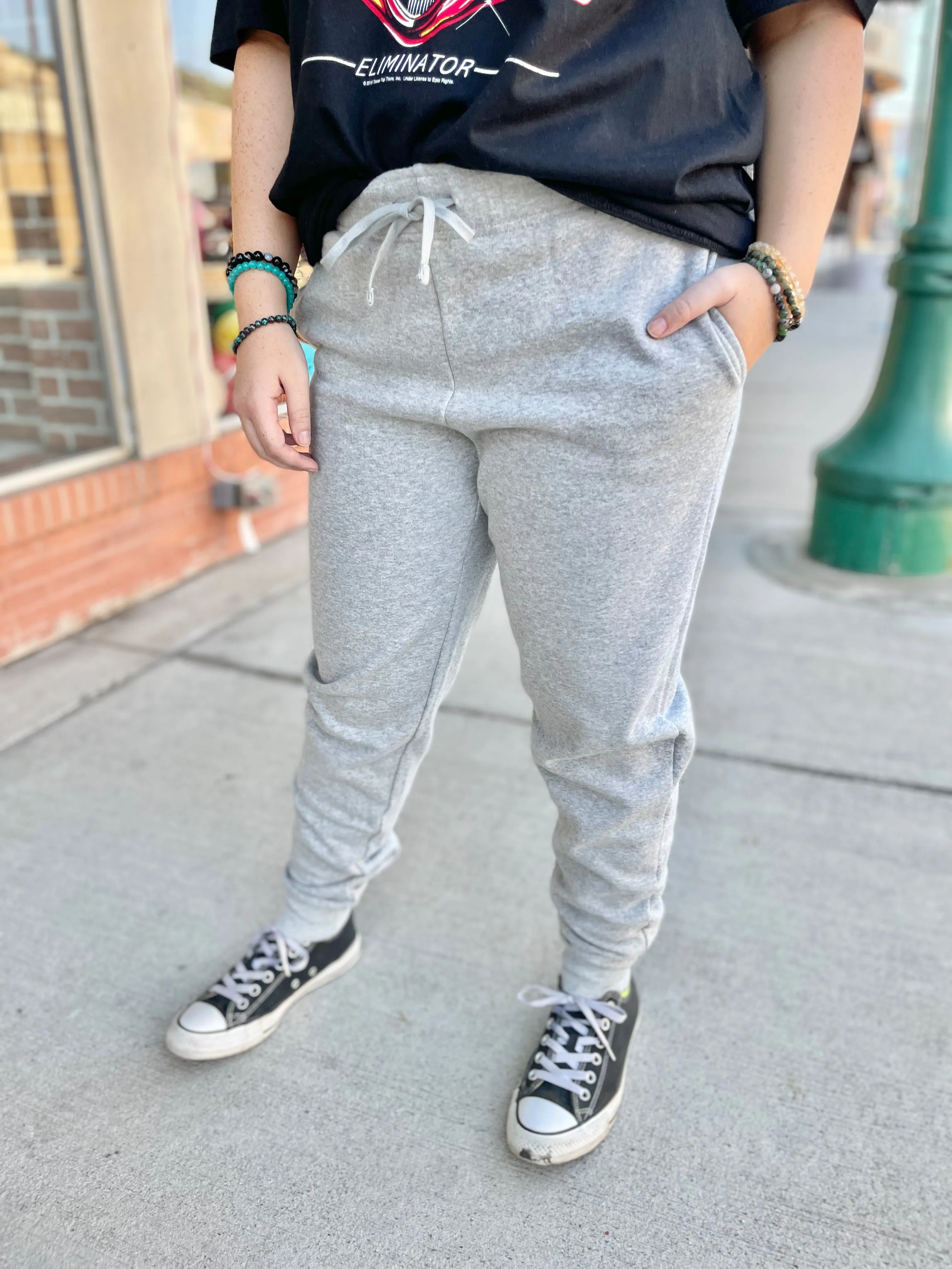 Ultra Soft Jogger Sweat Pants w/ Drawstring