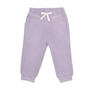 Waffle Joggers - Lavender