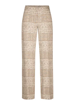 Whisper white plaid trousers