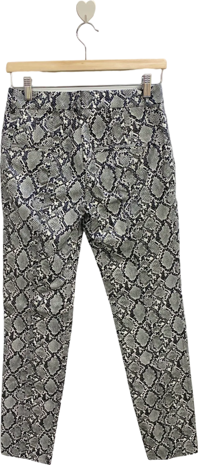 Zara Multi-coloured Snake Print Trousers UK 8